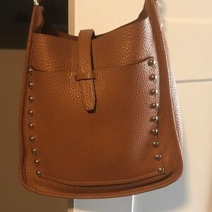 Rebecca Minkoff Tan Studded Shoulder Bag